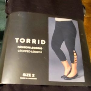 Torrid size 2 leggings in black.